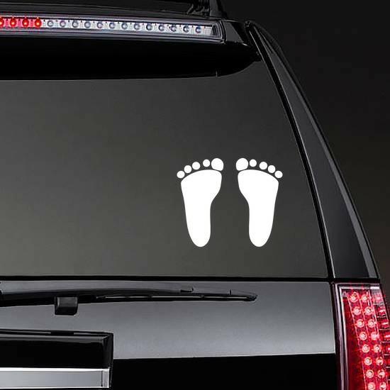 Baby Footprints Sticker | Handprints and Footprints Stickers Girly Girl Stickers Handprints & Footprints Stickers