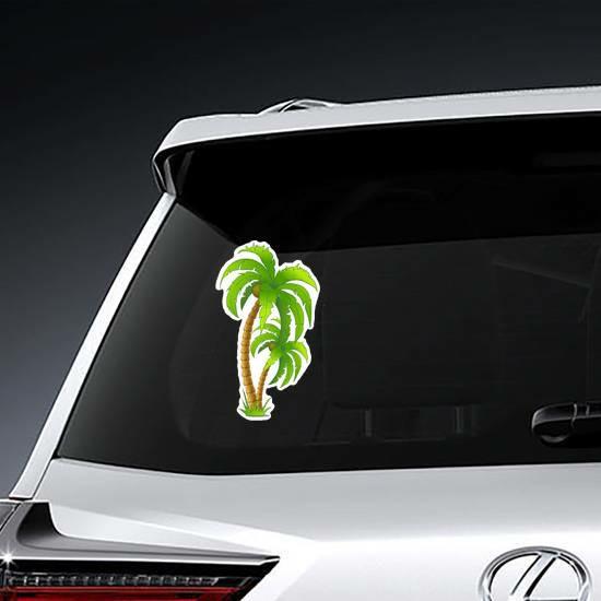 Cartoon Palm Tree Sticker | Palm Tree Stickers Girly Girl Stickers Palm Tree Stickers