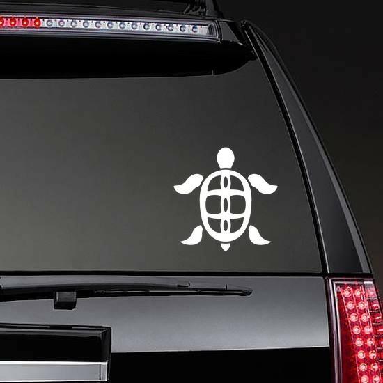 Cute Detailed Turtle Sticker | Turtle Stickers Hawaiian & Tropical Stickers Turtle Stickers