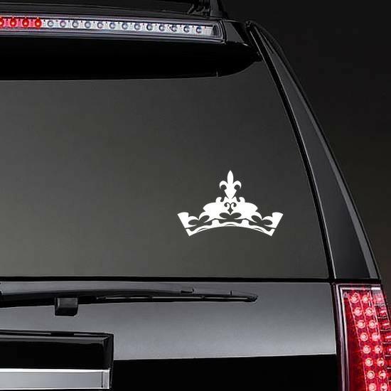 Fleur De Lys Crown Sticker | Crown Stickers Crown Stickers Crown Stickers