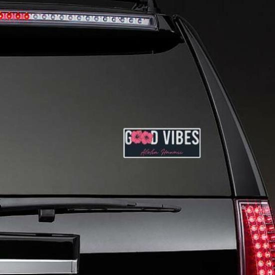 Good Vibes Aloha Hawaii Sticker | Hawaii Stickers Hawaii Stickers Hawaii Stickers