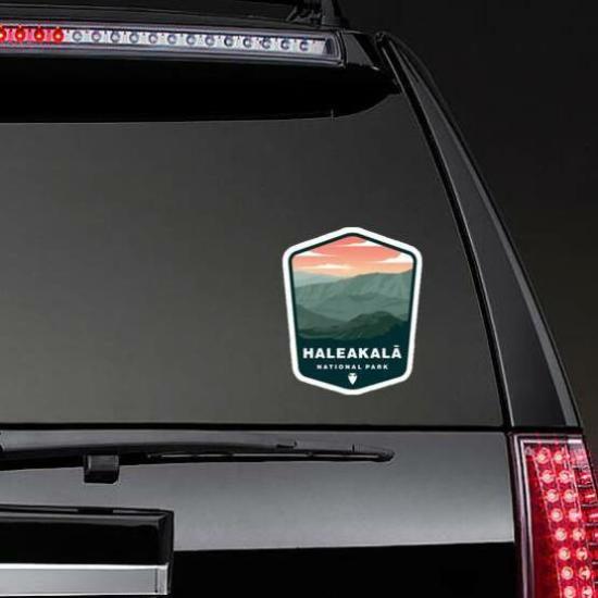 Haleakala National Park Logo Maui Hawaii Sticker | Hawaii Stickers Hawaii Stickers Hawaii Stickers