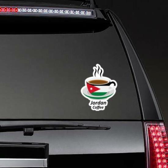 Jordan Coffee Cup Logo Sticker | Coffee Stickers Coffee Stickers Coffee Stickers