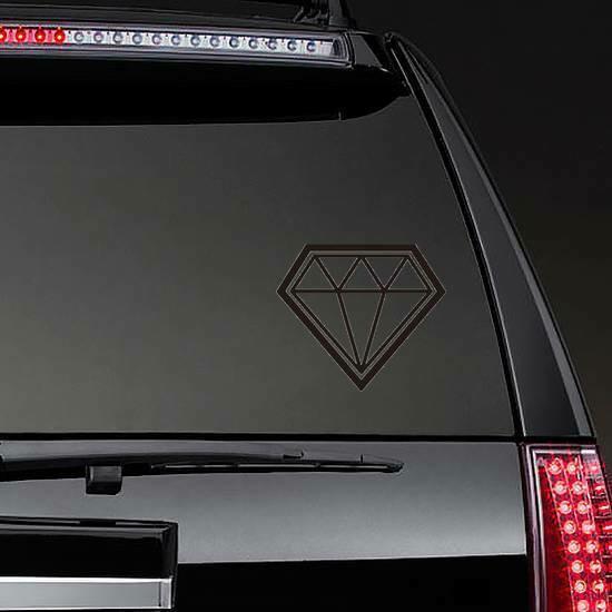 Outlined Diamond Vector Icon Sticker | Diamond Stickers Diamond Stickers Diamond Stickers