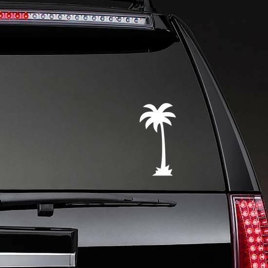 Palm Tree In Grass Sticker | Palm Tree Stickers Girly Girl Stickers Palm Tree Stickers