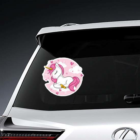 Pink Unicorn Fairy Tale Creature Sticker | Fairy Stickers Fairy Stickers Fairy Stickers