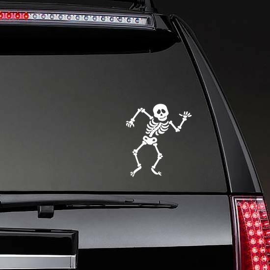 Silly Dancing Skeleton Sticker | Skull & Skeleton Stickers Evil & Wicked Stickers Skull & Skeleton Stickers