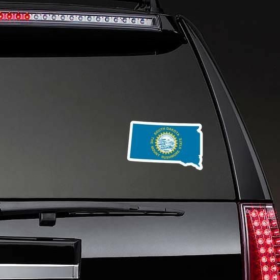 South Dakota Flag State Sticker | US State Flag Stickers Flag Stickers US State Flag Stickers