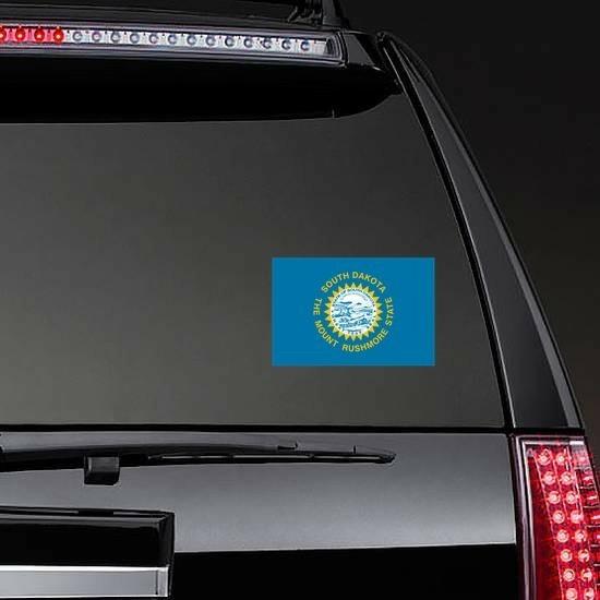 South Dakota Sd State Flag Sticker | US State Flag Stickers Flag Stickers US State Flag Stickers