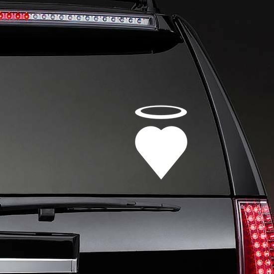 Tall Angel Heart Sticker | Angel Stickers Angel Stickers Angel Stickers