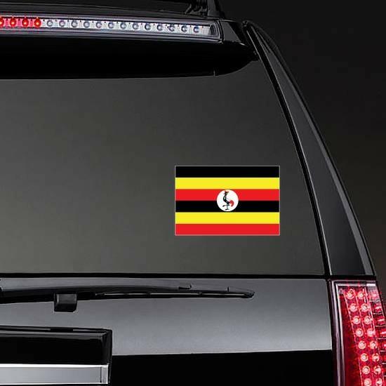 Uganda Flag Sticker | Country Flag Stickers Country Flag Stickers Country Flag Stickers