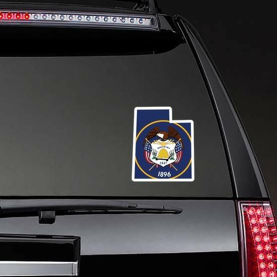 Utah Flag State Sticker | US State Flag Stickers Flag Stickers US State Flag Stickers