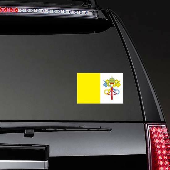 Vatican City Flag Sticker | Country Flag Stickers Country Flag Stickers Country Flag Stickers