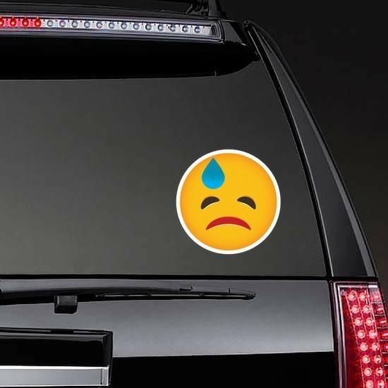 Phone Emoji Sticker Embarrassed | Emoji Stickers and Decals Emoji Stickers Emoji Stickers & Decals