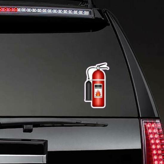 Fire Extinguisher Sticker | Flame Decals for Your Car Flame Decals Flame Decals for Your Car