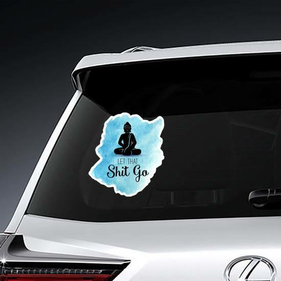 Funny Meditation Sticker | Funny Bumper Stickers and Decals Funny Bumper Stickers Funny Bumper Stickers & Decals