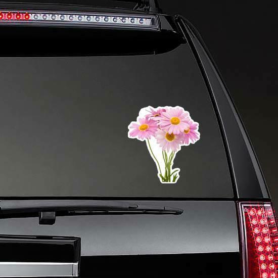 Pink Daisy Flower Sticker | Daisy Flower Stickers Daisy Flower Stickers Daisy Flower Stickers