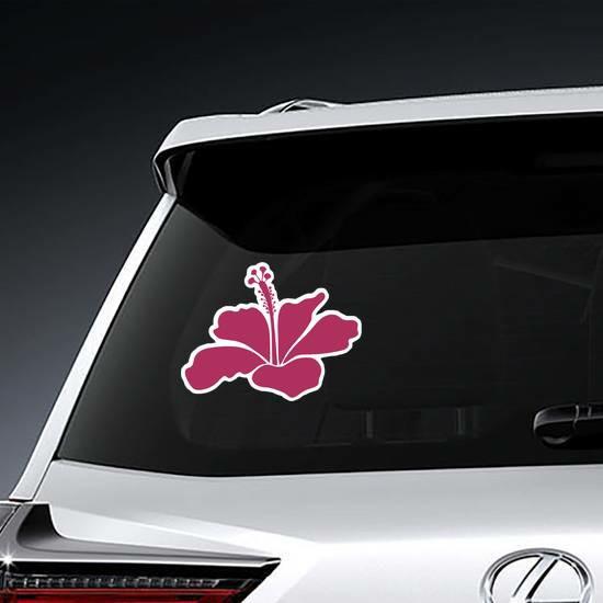 Tropical Hibiscus Icon Sticker | Hibiscus Flower Stickers Flower Stickers Hibiscus Flower Stickers